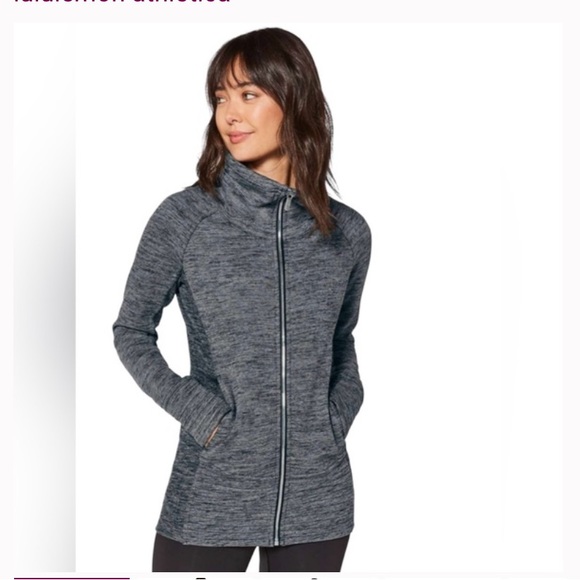 lululemon athletica Tops - Lululemon Radiant Jacket II-dark heathered grey-size 4